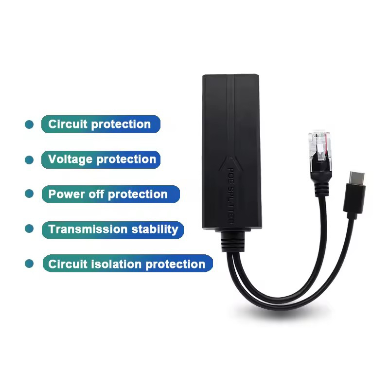 Splitter POE 48V a 5V Micro US - Power Over Ethernet recensione e prezzo